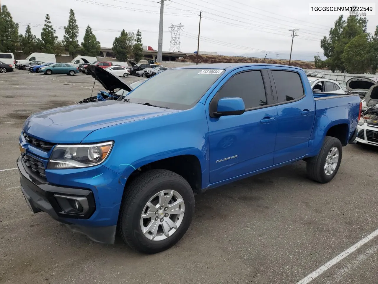 2021 Chevrolet Colorado Lt VIN: 1GCGSCEN9M1222549 Lot: 71316634