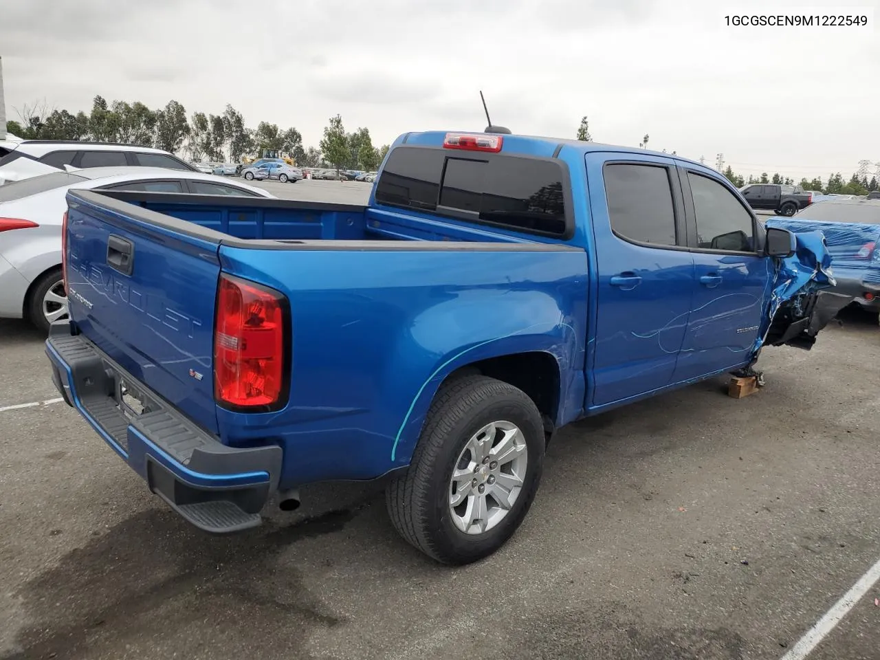 2021 Chevrolet Colorado Lt VIN: 1GCGSCEN9M1222549 Lot: 71316634