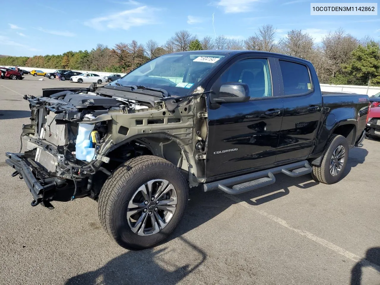 1GCGTDEN3M1142862 2021 Chevrolet Colorado Z71