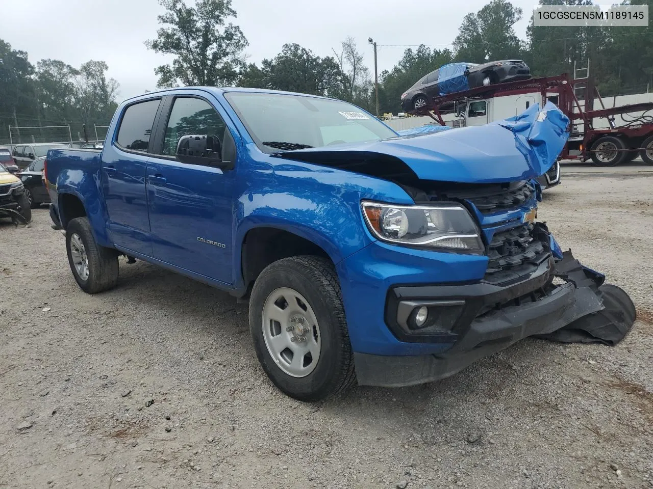 2021 Chevrolet Colorado Lt VIN: 1GCGSCEN5M1189145 Lot: 71964664