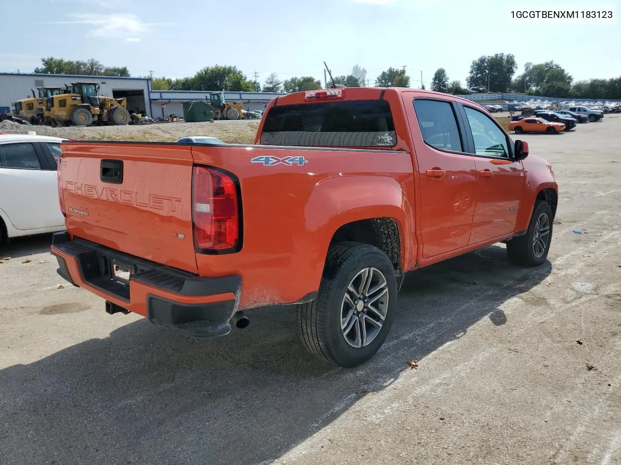 2021 Chevrolet Colorado VIN: 1GCGTBENXM1183123 Lot: 71993944