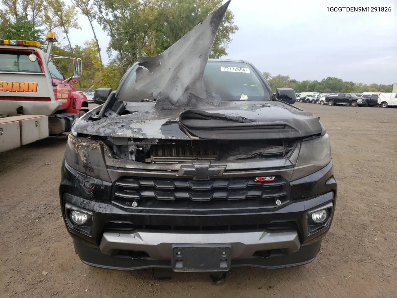 2021 Chevrolet Colorado Z71 VIN: 1GCGTDEN9M1291826 Lot: 72172694