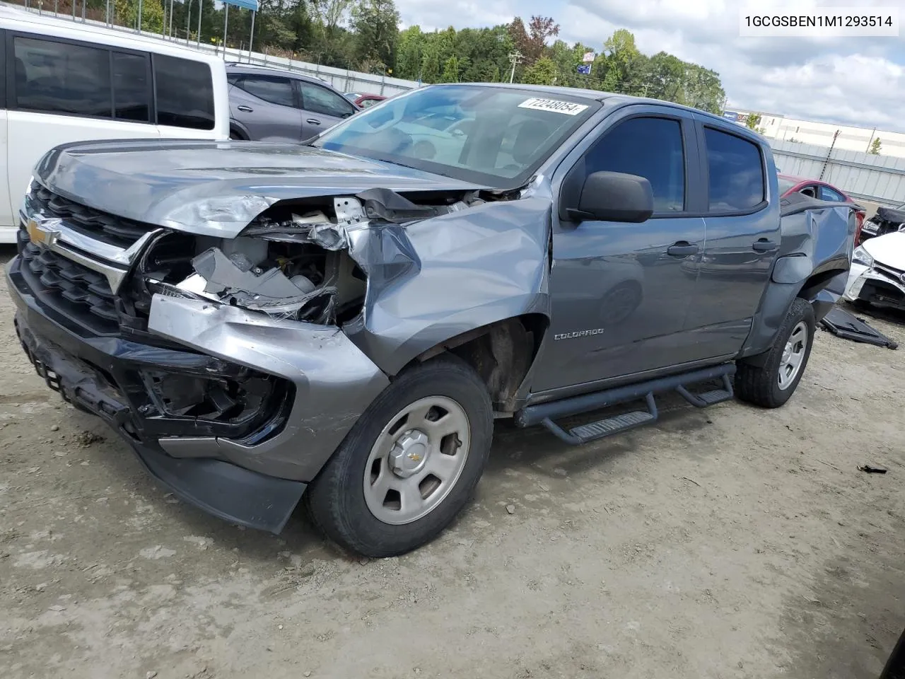 2021 Chevrolet Colorado VIN: 1GCGSBEN1M1293514 Lot: 72248054