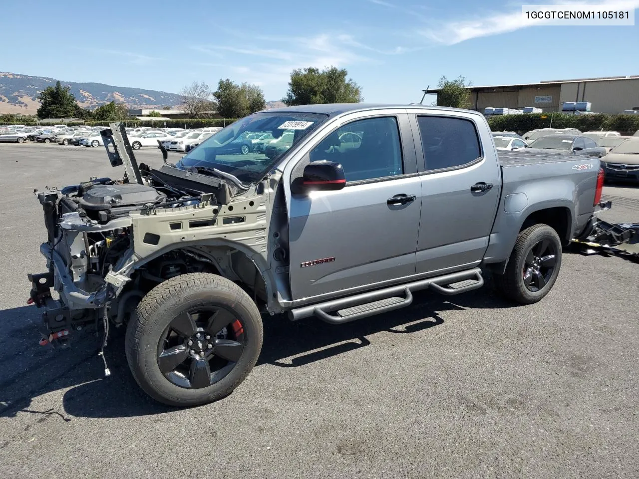 2021 Chevrolet Colorado Lt VIN: 1GCGTCEN0M1105181 Lot: 72379914