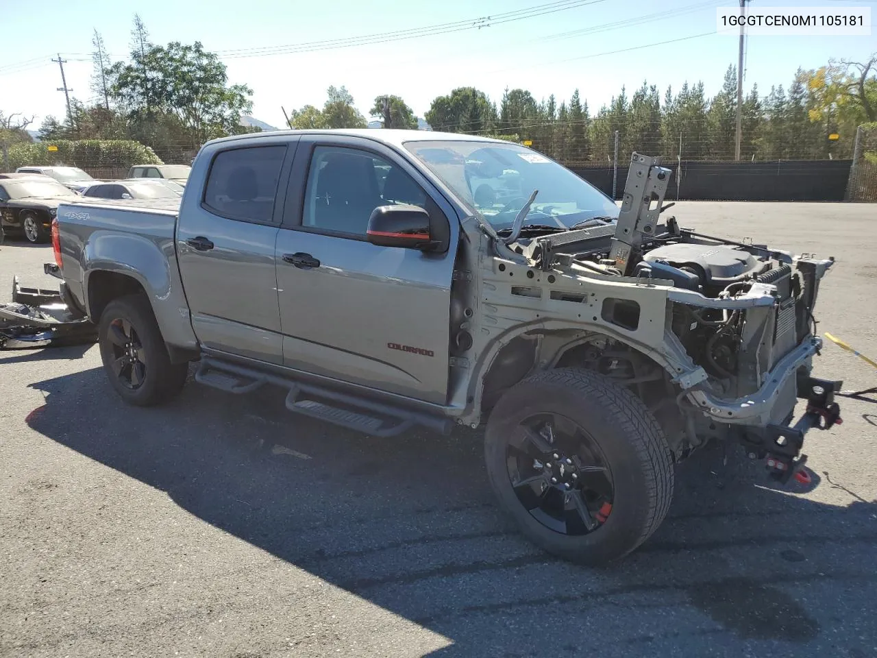 2021 Chevrolet Colorado Lt VIN: 1GCGTCEN0M1105181 Lot: 72379914