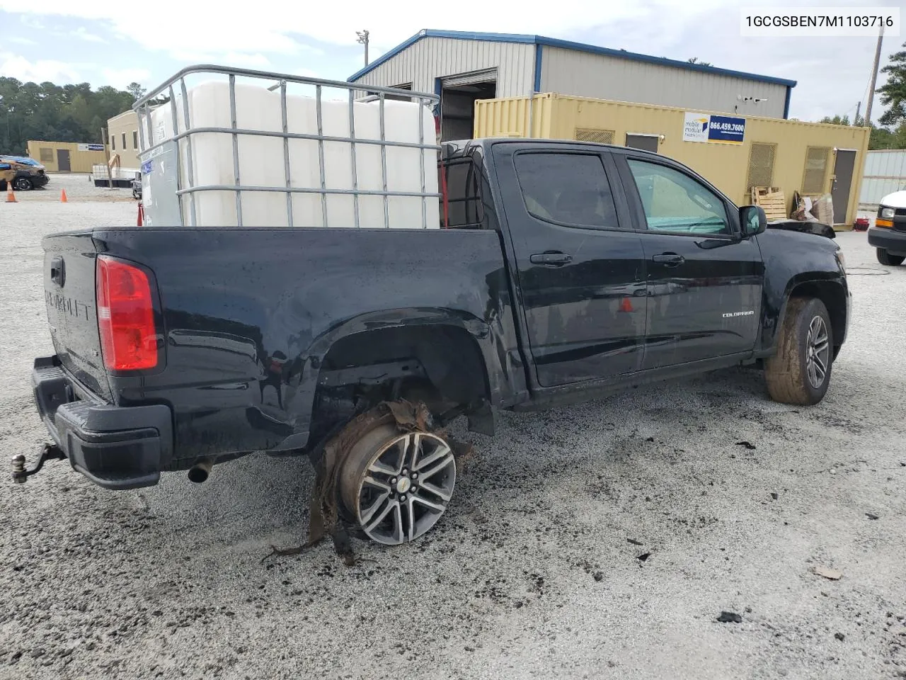 2021 Chevrolet Colorado VIN: 1GCGSBEN7M1103716 Lot: 73194734