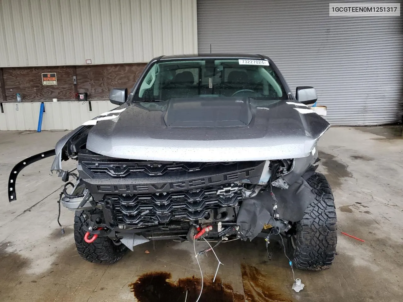 2021 Chevrolet Colorado Zr2 VIN: 1GCGTEEN0M1251317 Lot: 73227024