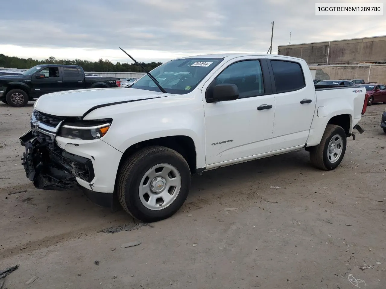 2021 Chevrolet Colorado VIN: 1GCGTBEN6M1289780 Lot: 73816914