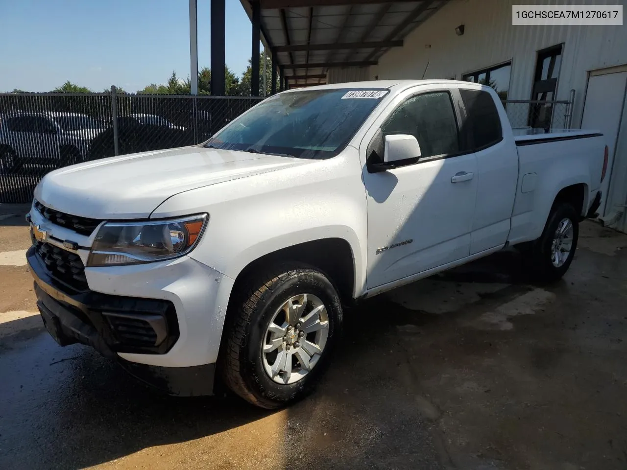 2021 Chevrolet Colorado Lt VIN: 1GCHSCEA7M1270617 Lot: 73987074