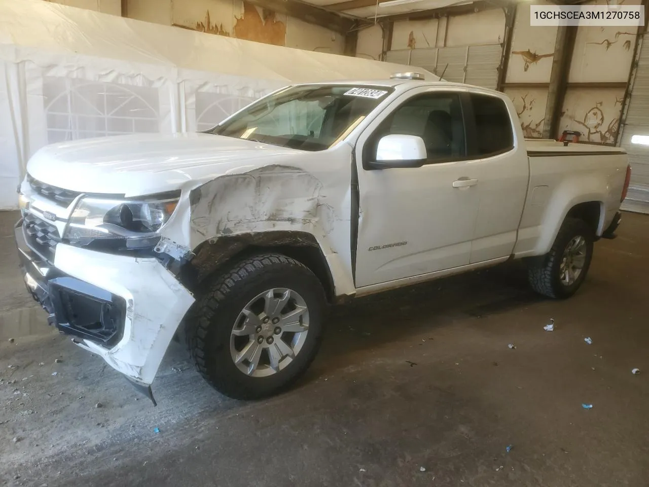 2021 Chevrolet Colorado Lt VIN: 1GCHSCEA3M1270758 Lot: 74012834