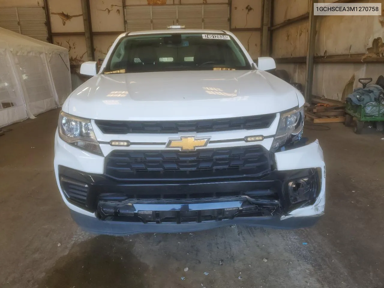 2021 Chevrolet Colorado Lt VIN: 1GCHSCEA3M1270758 Lot: 74012834