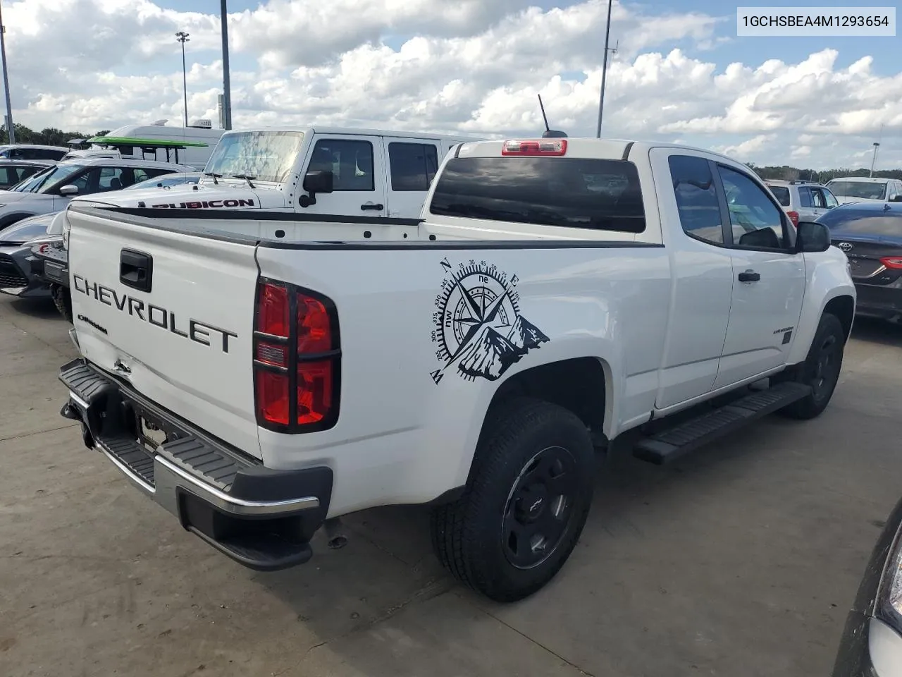 2021 Chevrolet Colorado VIN: 1GCHSBEA4M1293654 Lot: 74315554