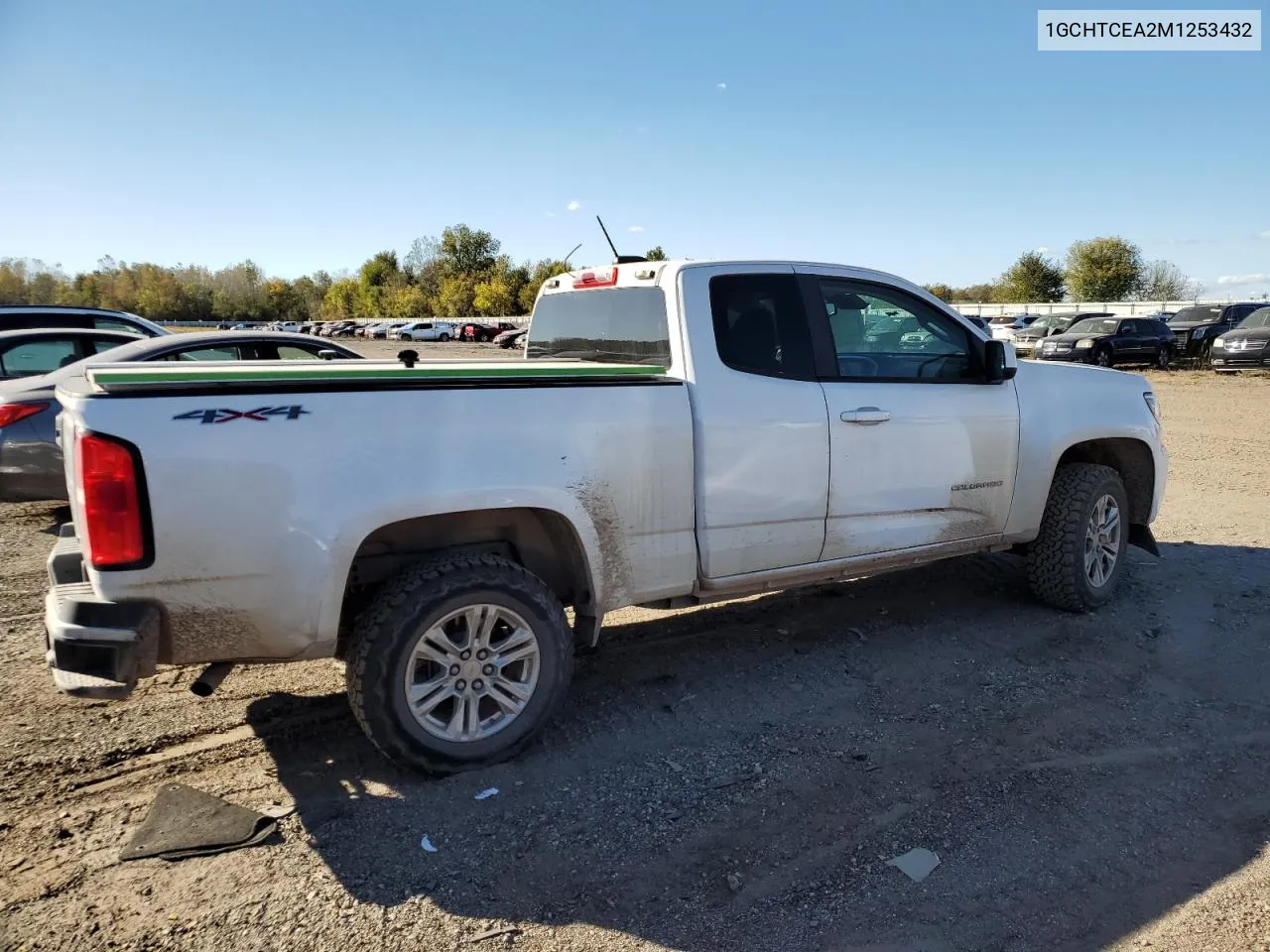 2021 Chevrolet Colorado Lt VIN: 1GCHTCEA2M1253432 Lot: 74339144