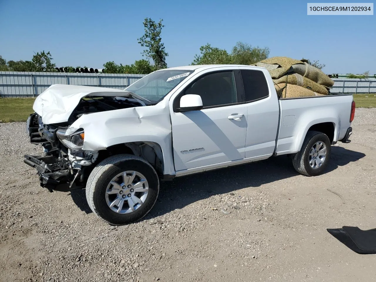 2021 Chevrolet Colorado Lt VIN: 1GCHSCEA9M1202934 Lot: 74347004