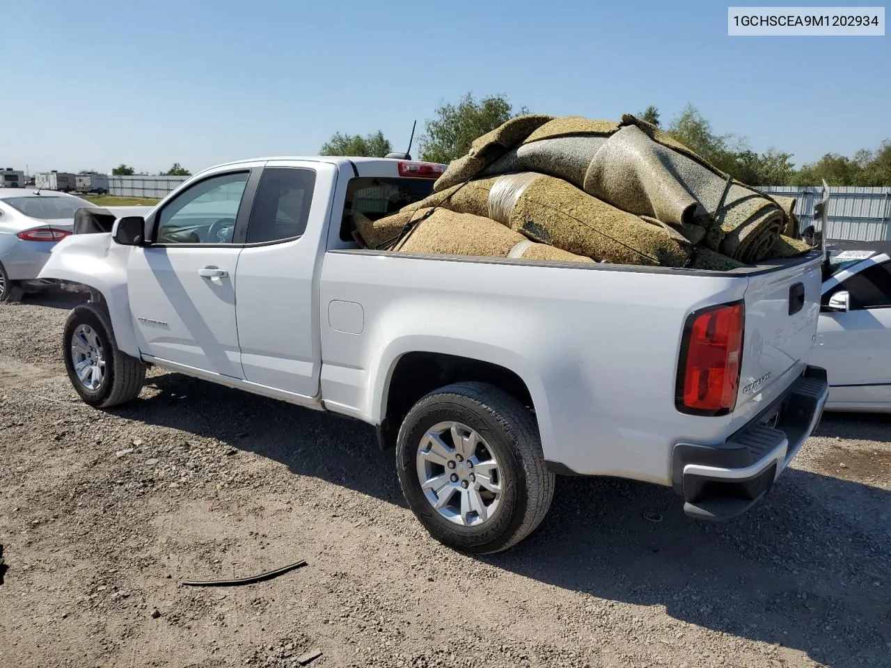 2021 Chevrolet Colorado Lt VIN: 1GCHSCEA9M1202934 Lot: 74347004