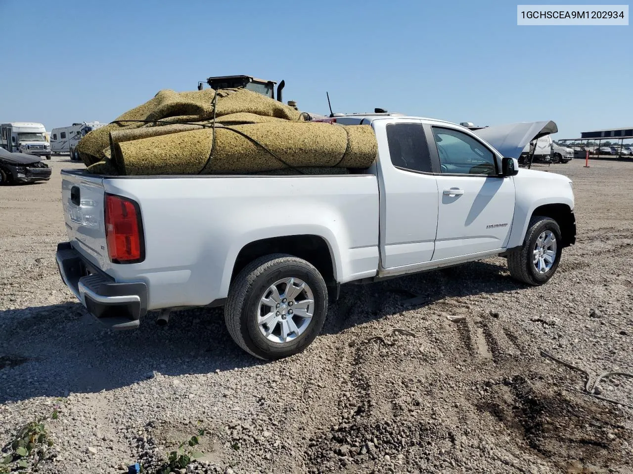 2021 Chevrolet Colorado Lt VIN: 1GCHSCEA9M1202934 Lot: 74347004