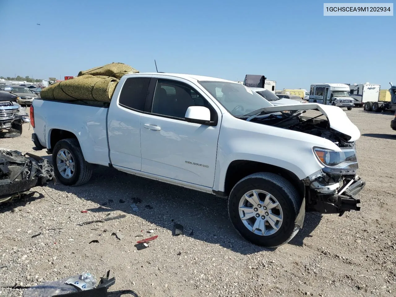 2021 Chevrolet Colorado Lt VIN: 1GCHSCEA9M1202934 Lot: 74347004