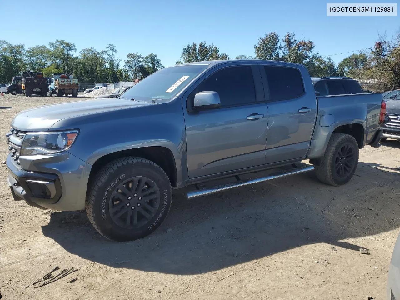 2021 Chevrolet Colorado Lt VIN: 1GCGTCEN5M1129881 Lot: 74511554