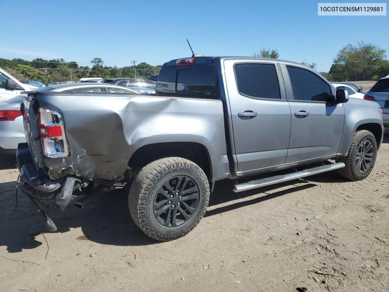 2021 Chevrolet Colorado Lt VIN: 1GCGTCEN5M1129881 Lot: 74511554