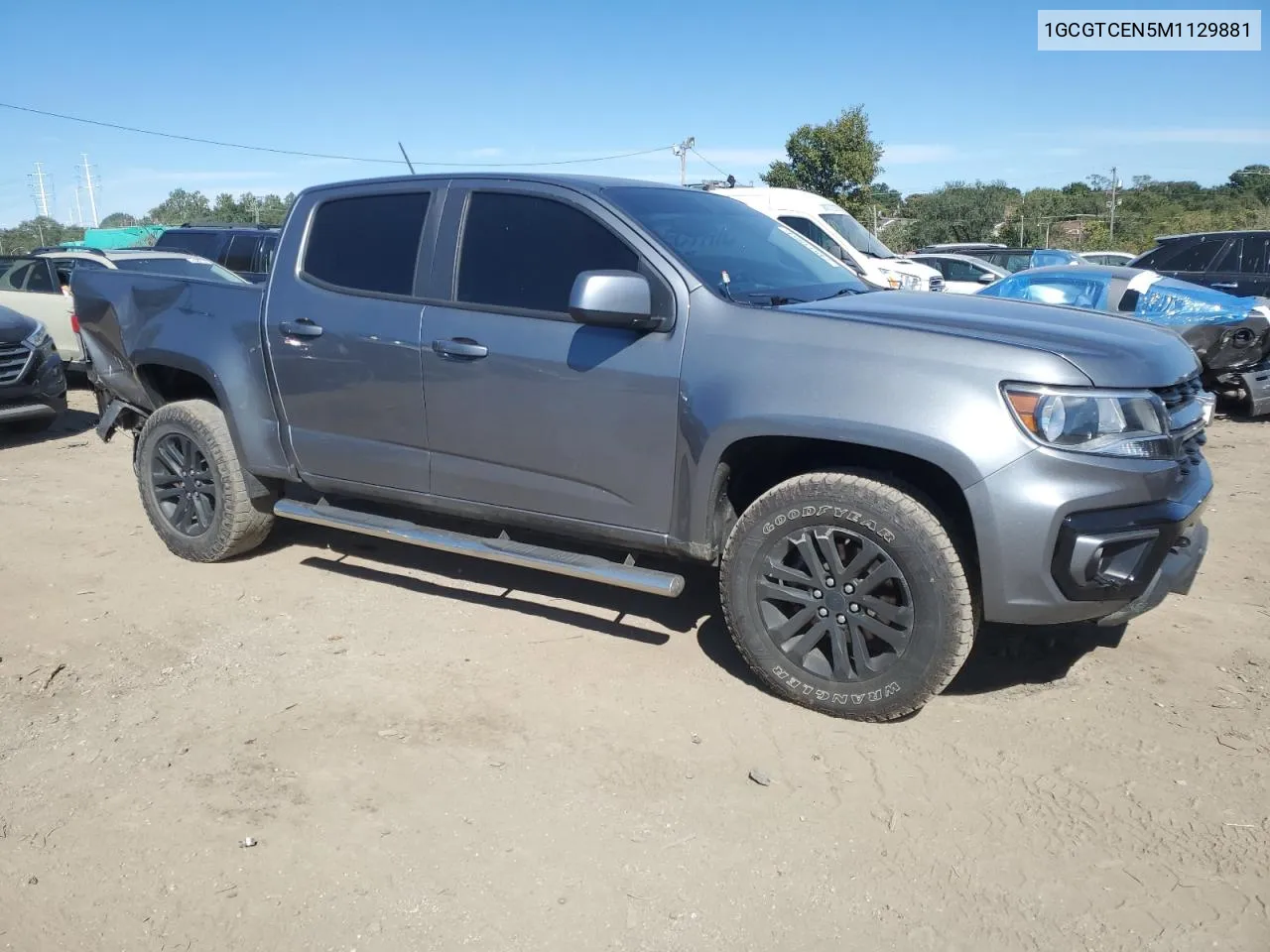 2021 Chevrolet Colorado Lt VIN: 1GCGTCEN5M1129881 Lot: 74511554