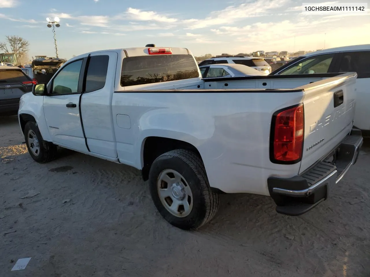 2021 Chevrolet Colorado VIN: 1GCHSBEA0M1111142 Lot: 74785014