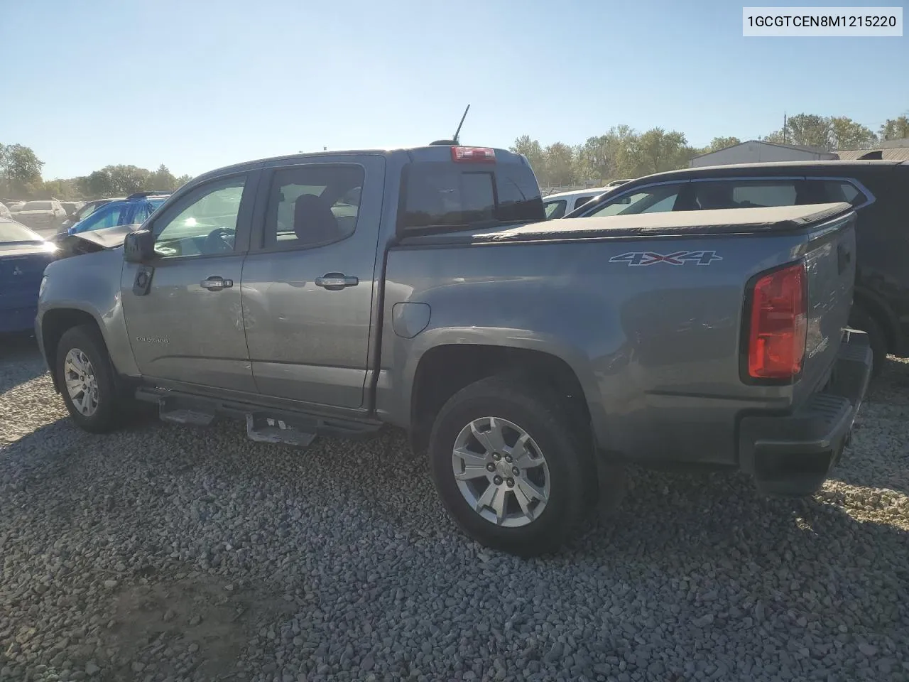 2021 Chevrolet Colorado Lt VIN: 1GCGTCEN8M1215220 Lot: 74970494