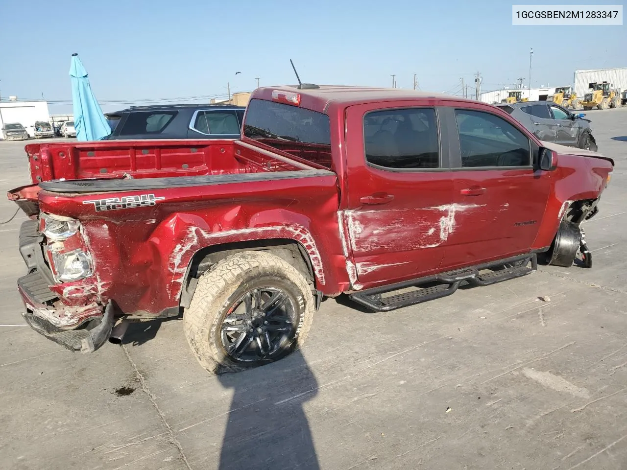 2021 Chevrolet Colorado VIN: 1GCGSBEN2M1283347 Lot: 75273794