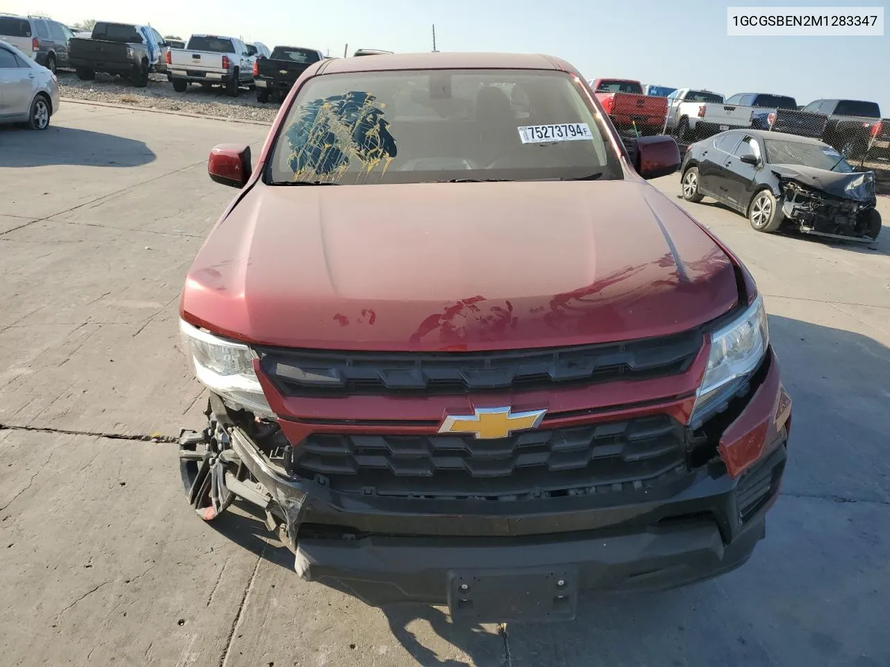 2021 Chevrolet Colorado VIN: 1GCGSBEN2M1283347 Lot: 75273794