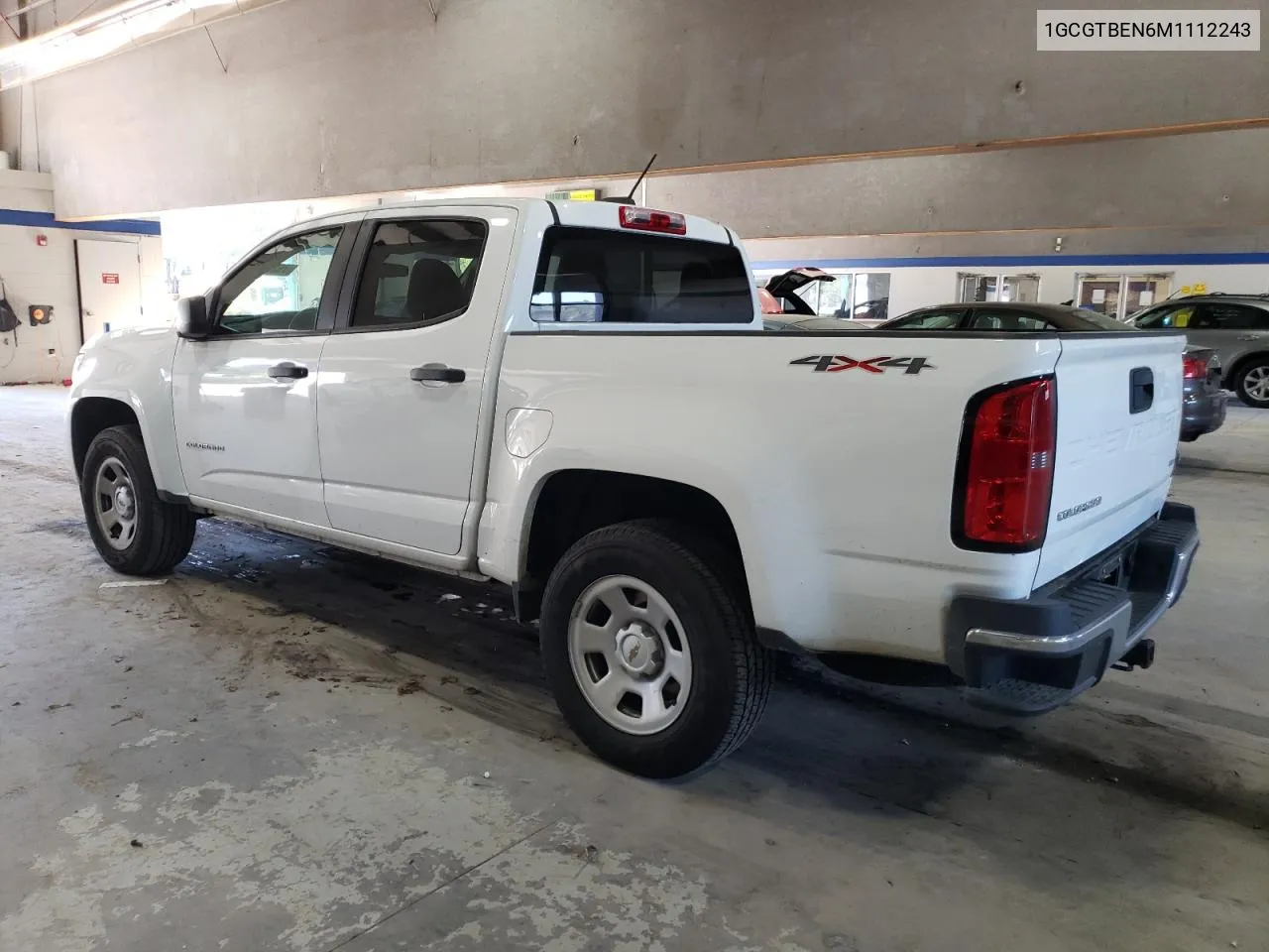 2021 Chevrolet Colorado VIN: 1GCGTBEN6M1112243 Lot: 75276104