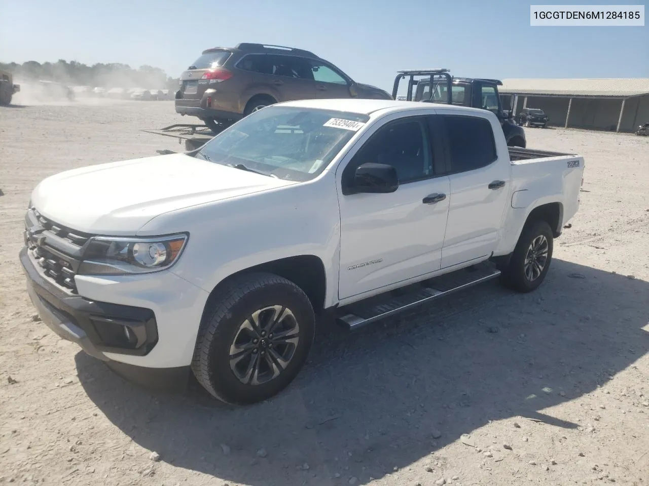 2021 Chevrolet Colorado Z71 VIN: 1GCGTDEN6M1284185 Lot: 75329404