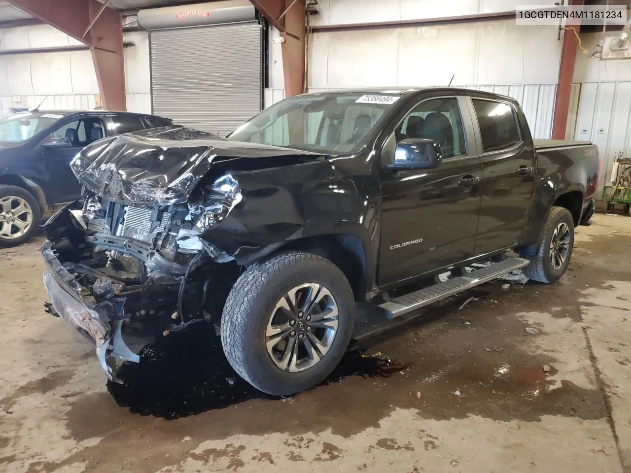 2021 Chevrolet Colorado Z71 VIN: 1GCGTDEN4M1181234 Lot: 75380494