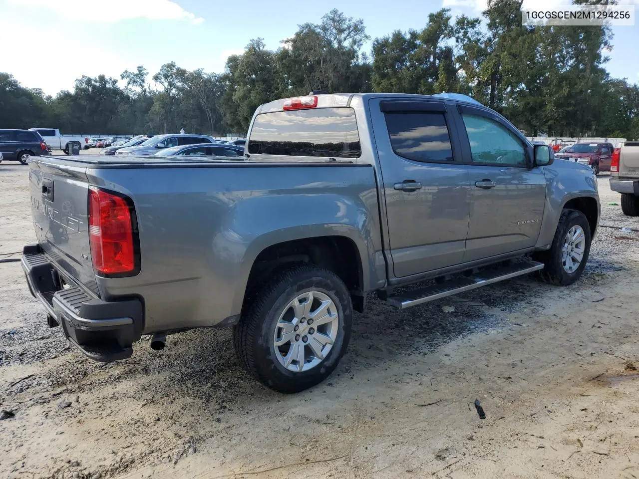 2021 Chevrolet Colorado Lt VIN: 1GCGSCEN2M1294256 Lot: 75395774