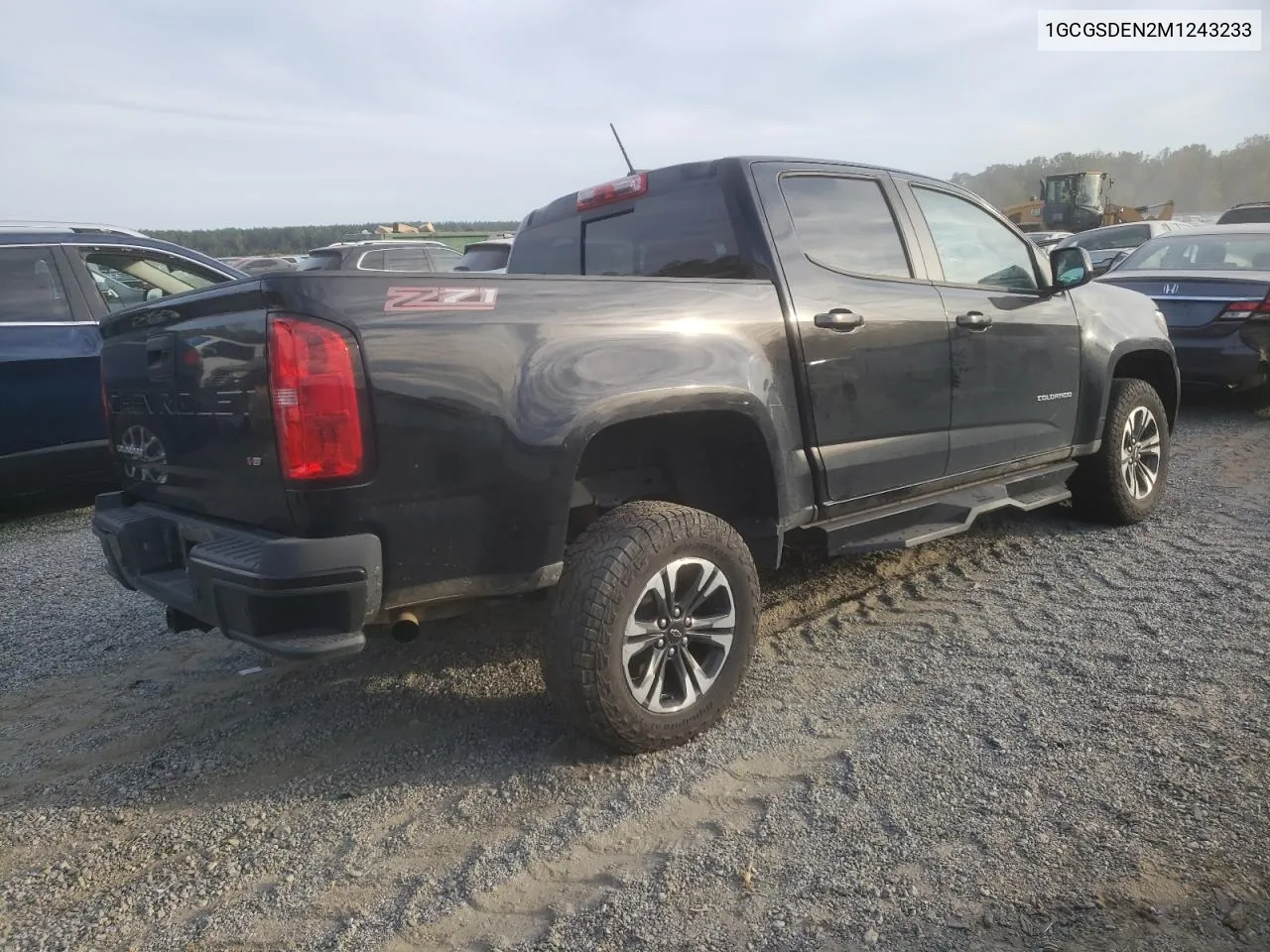 2021 Chevrolet Colorado Z71 VIN: 1GCGSDEN2M1243233 Lot: 75515154