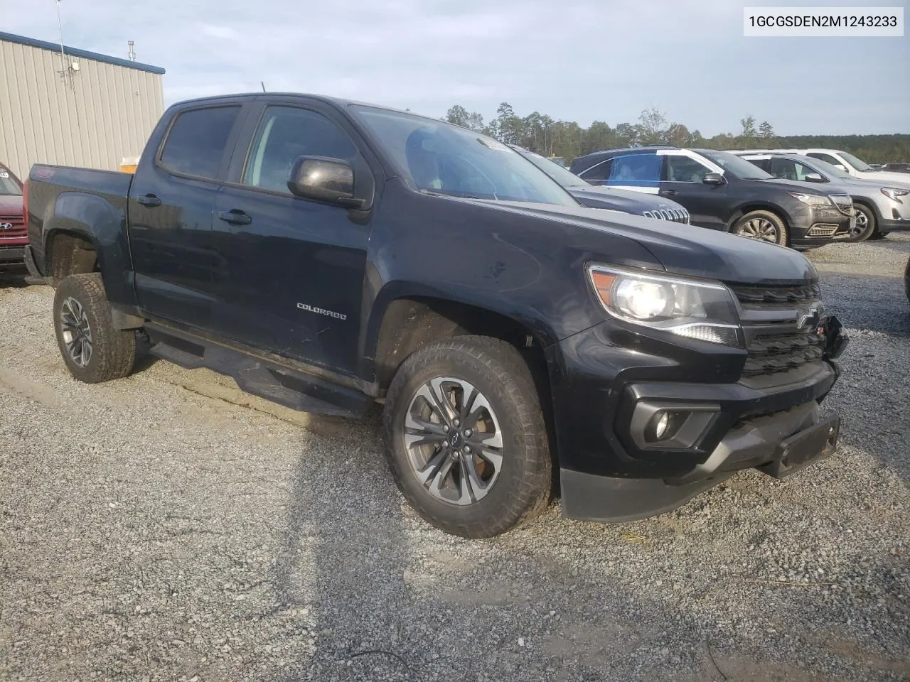 2021 Chevrolet Colorado Z71 VIN: 1GCGSDEN2M1243233 Lot: 75515154