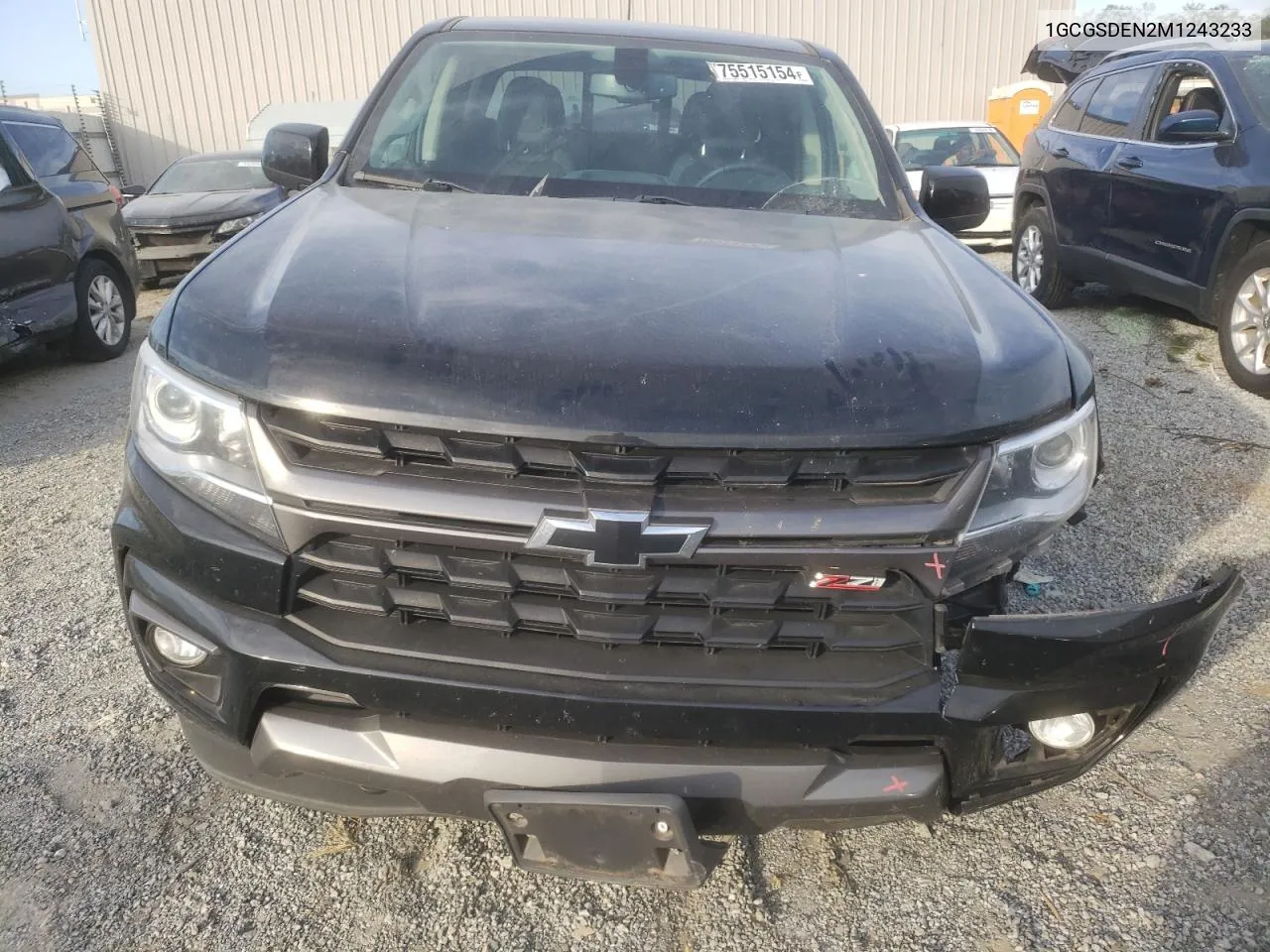 2021 Chevrolet Colorado Z71 VIN: 1GCGSDEN2M1243233 Lot: 75515154