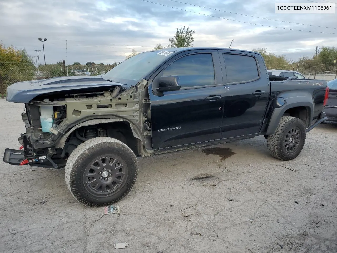 2021 Chevrolet Colorado Zr2 VIN: 1GCGTEENXM1105961 Lot: 75847704