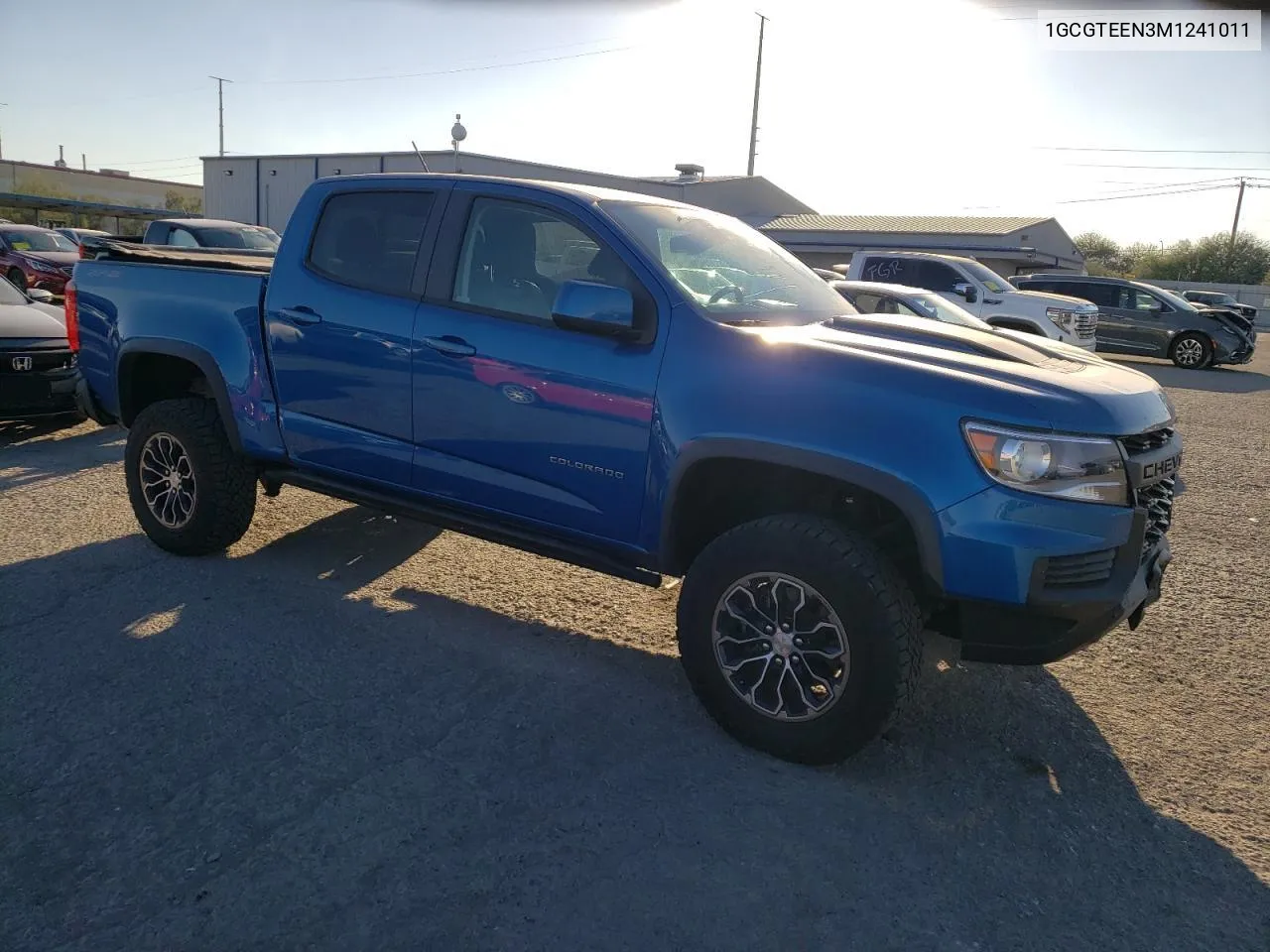 2021 Chevrolet Colorado Zr2 VIN: 1GCGTEEN3M1241011 Lot: 75854074