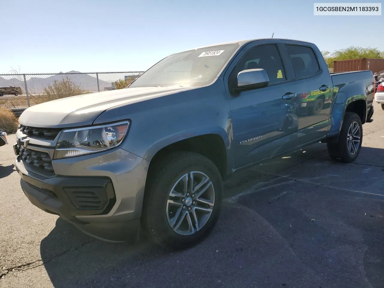 2021 Chevrolet Colorado VIN: 1GCGSBEN2M1183393 Lot: 75951524