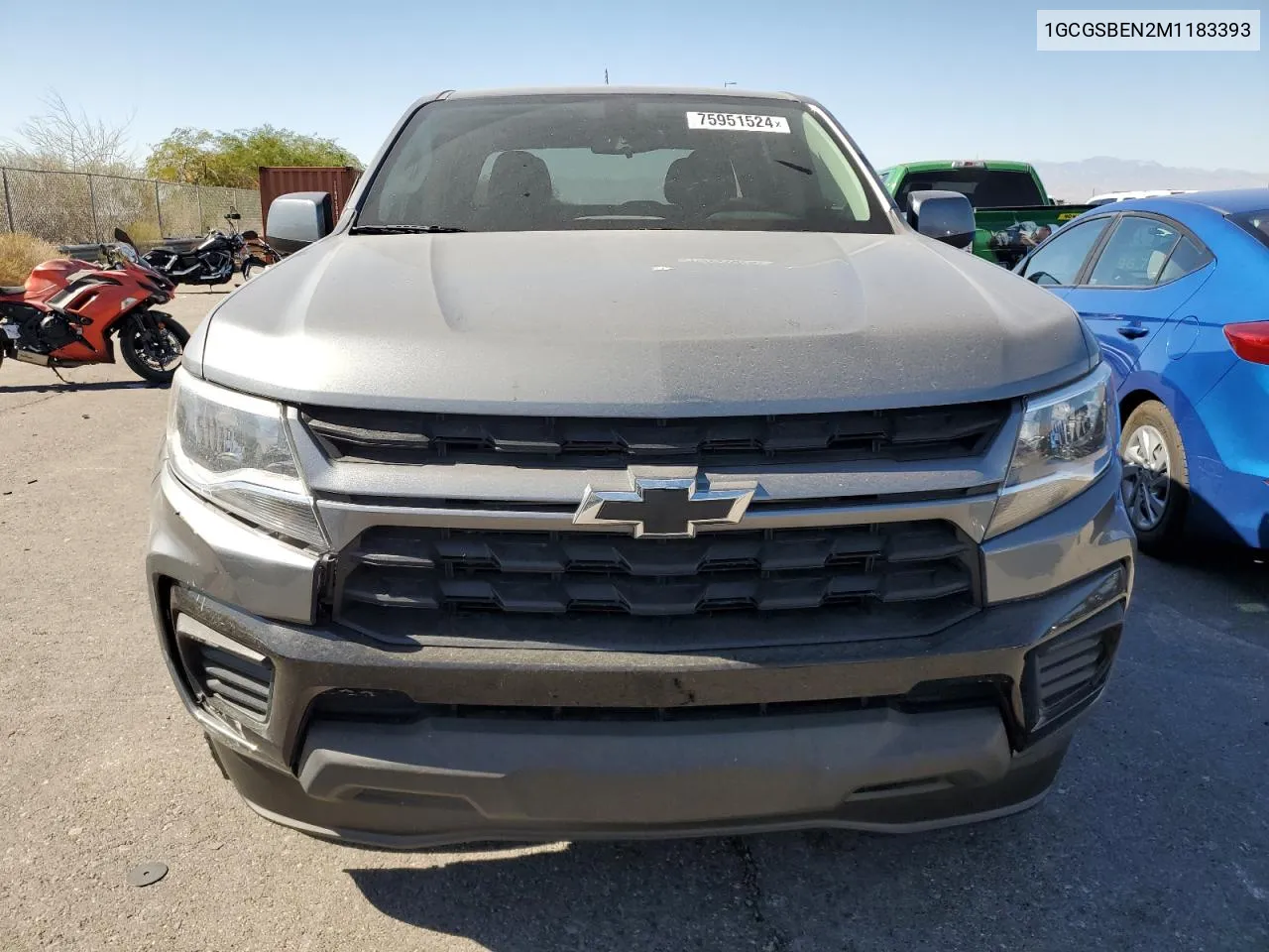 2021 Chevrolet Colorado VIN: 1GCGSBEN2M1183393 Lot: 75951524