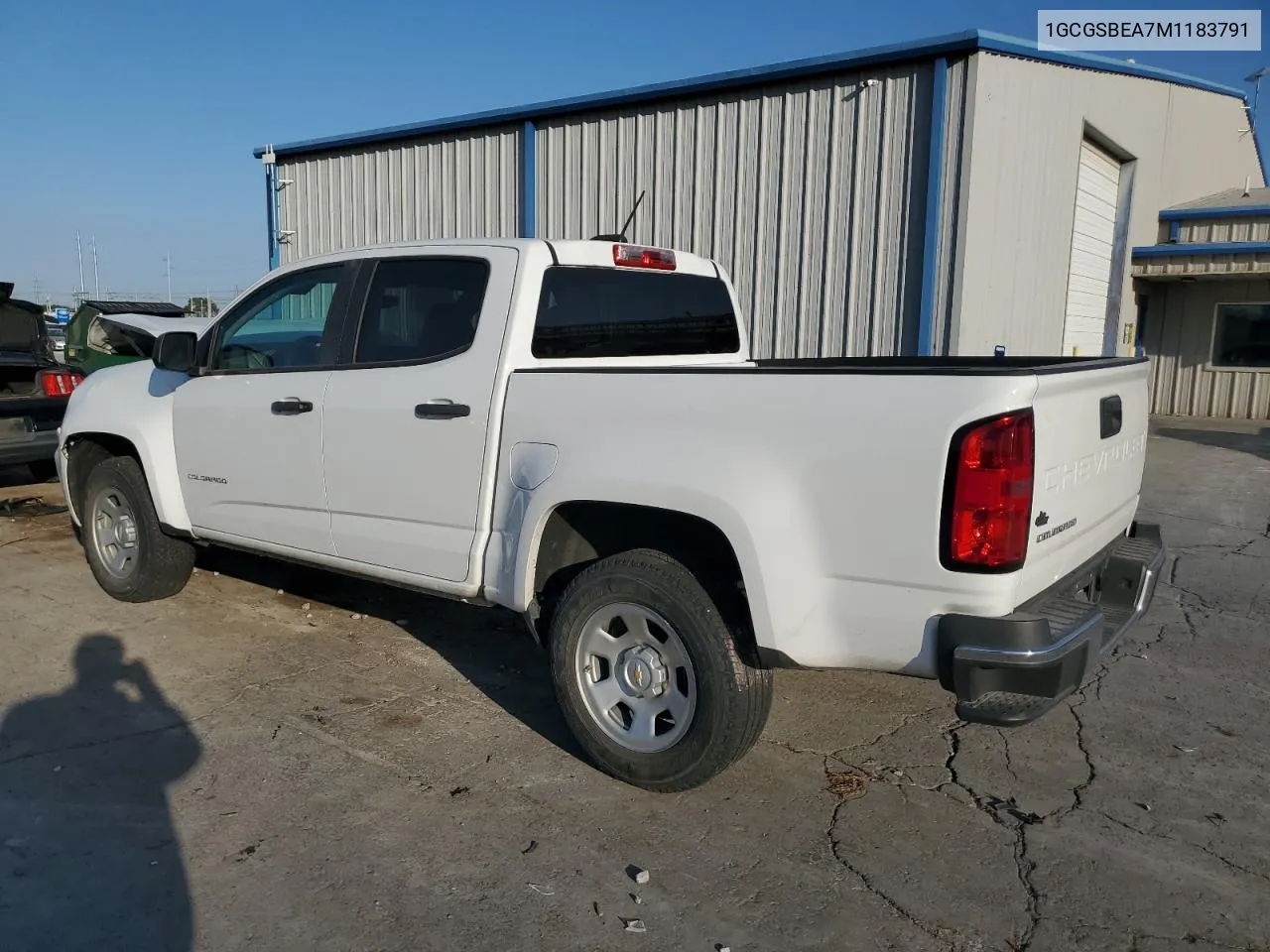 2021 Chevrolet Colorado VIN: 1GCGSBEA7M1183791 Lot: 75987644