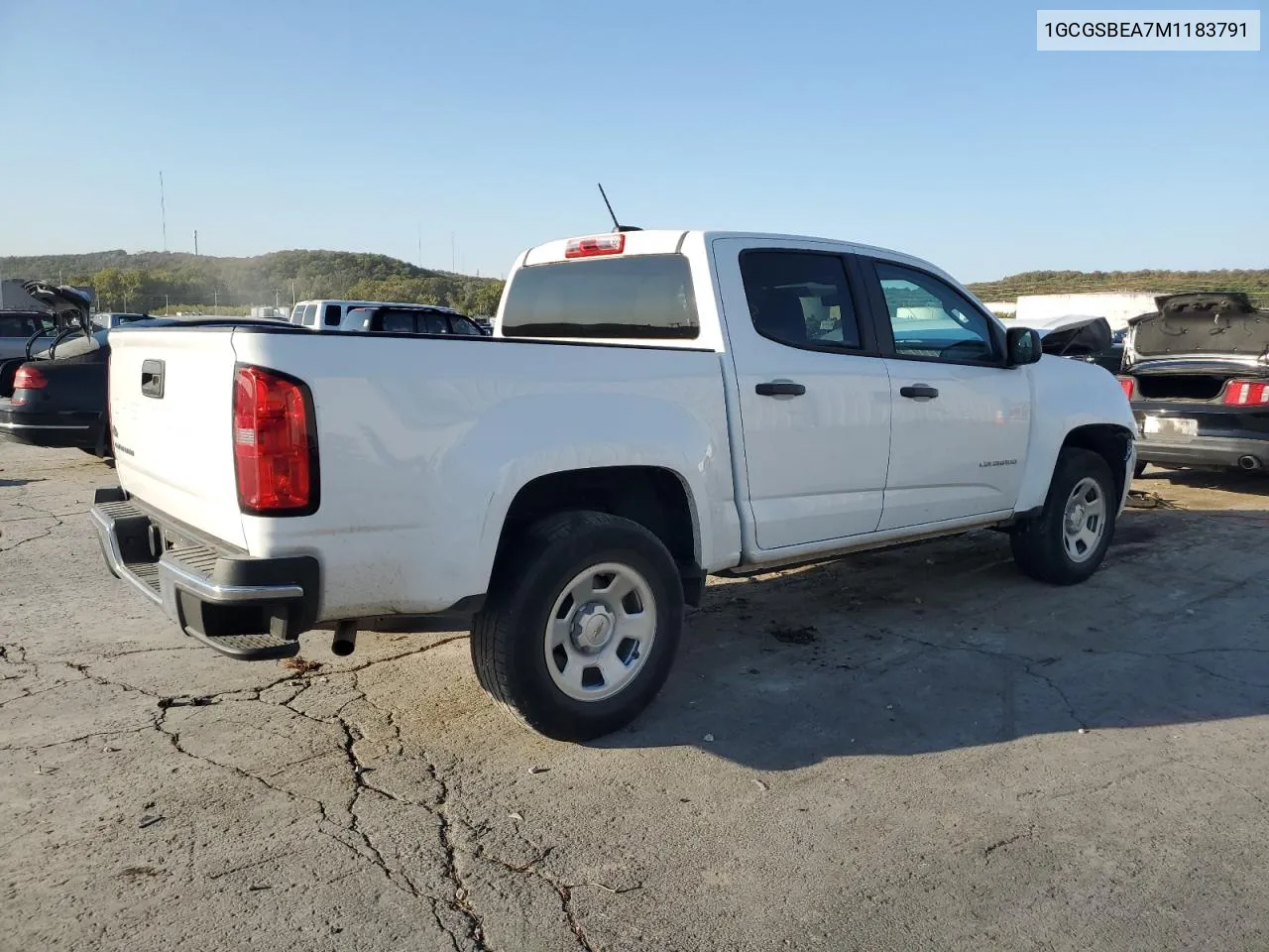 2021 Chevrolet Colorado VIN: 1GCGSBEA7M1183791 Lot: 75987644