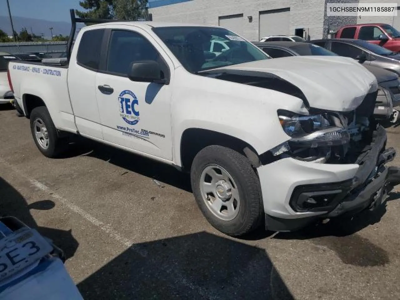 2021 Chevrolet Colorado VIN: 1GCHSBEN9M1185887 Lot: 76109644