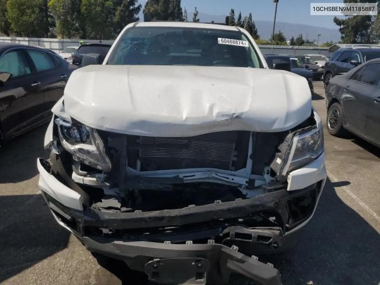 2021 Chevrolet Colorado VIN: 1GCHSBEN9M1185887 Lot: 76109644