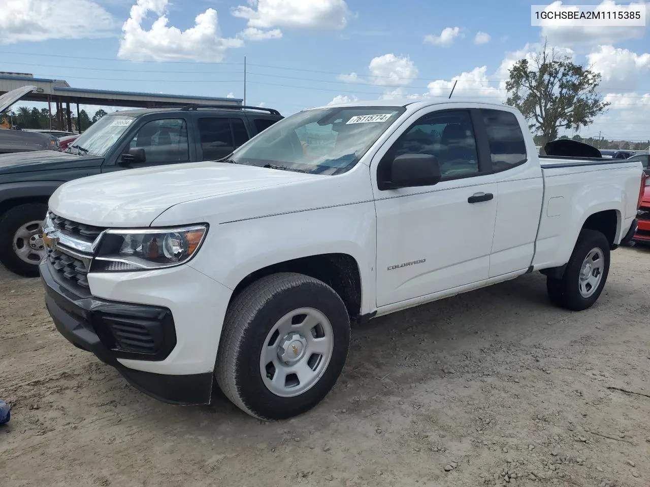 2021 Chevrolet Colorado VIN: 1GCHSBEA2M1115385 Lot: 76115774