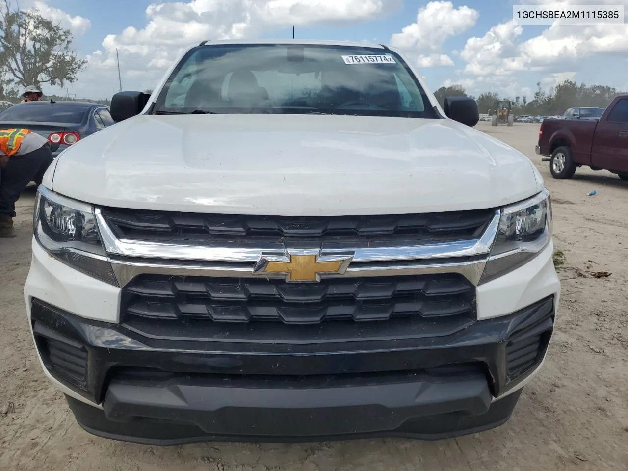 2021 Chevrolet Colorado VIN: 1GCHSBEA2M1115385 Lot: 76115774