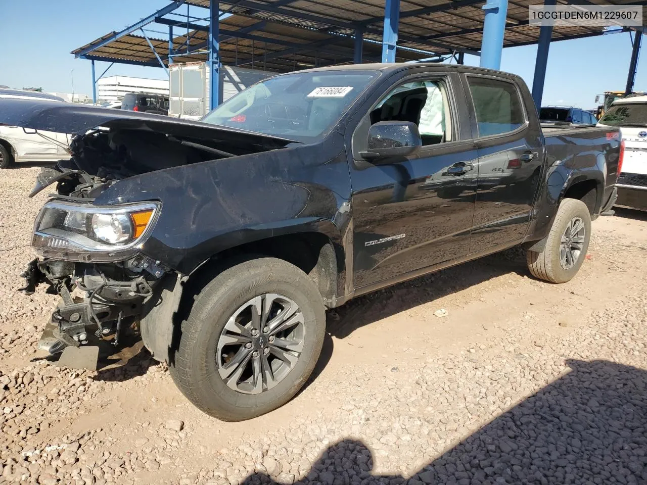 2021 Chevrolet Colorado Z71 VIN: 1GCGTDEN6M1229607 Lot: 76166084