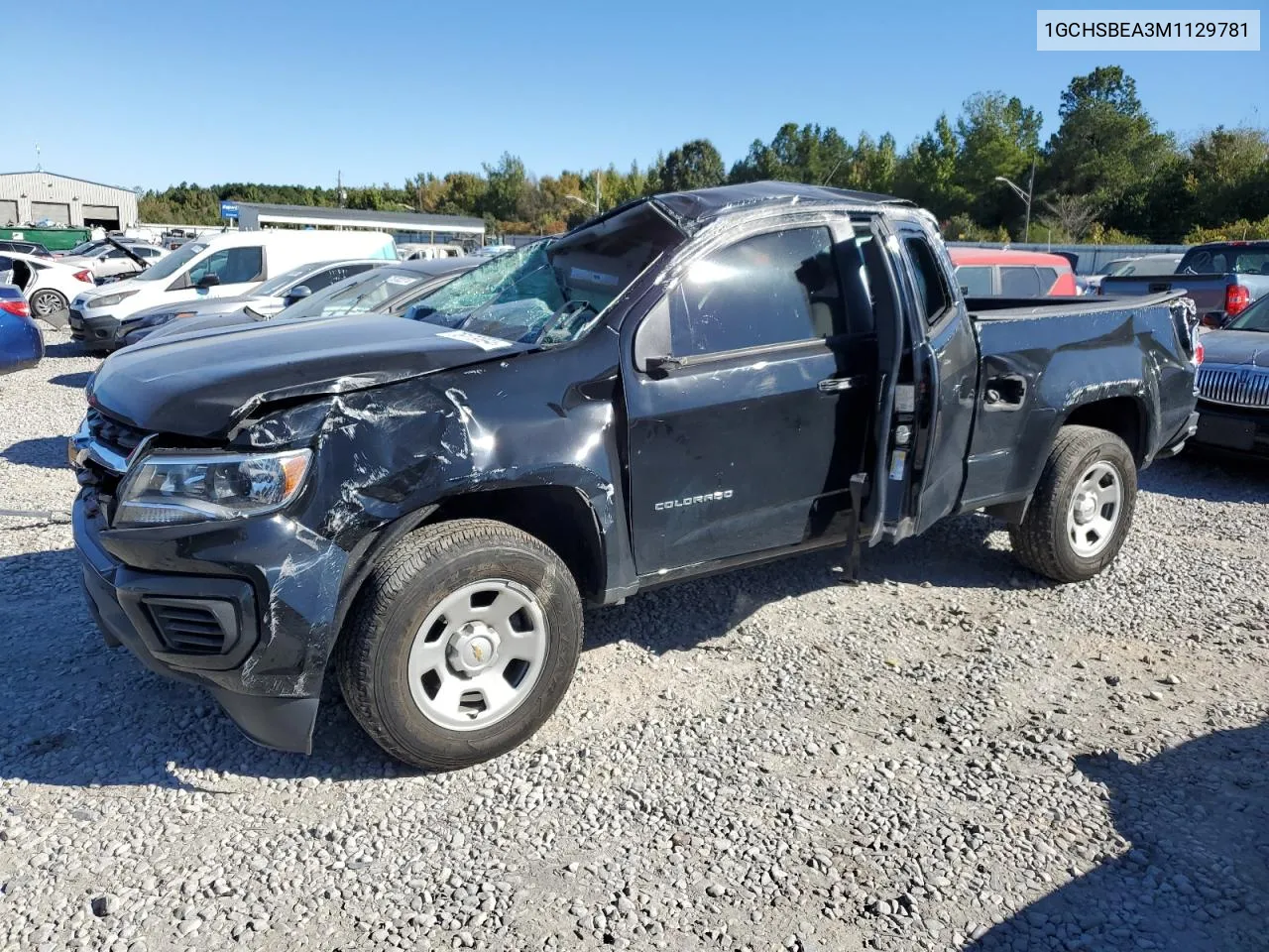 2021 Chevrolet Colorado VIN: 1GCHSBEA3M1129781 Lot: 76179894