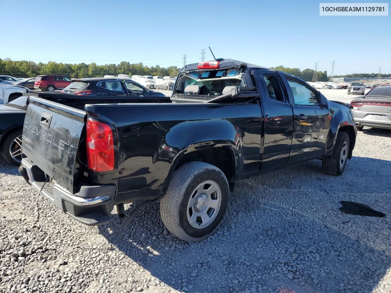 2021 Chevrolet Colorado VIN: 1GCHSBEA3M1129781 Lot: 76179894