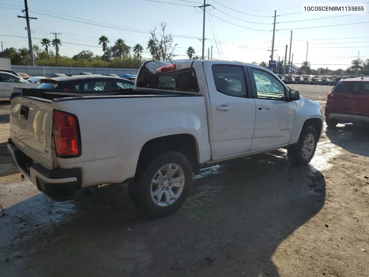 2021 Chevrolet Colorado Lt VIN: 1GCGSCEN8M1135855 Lot: 76299734