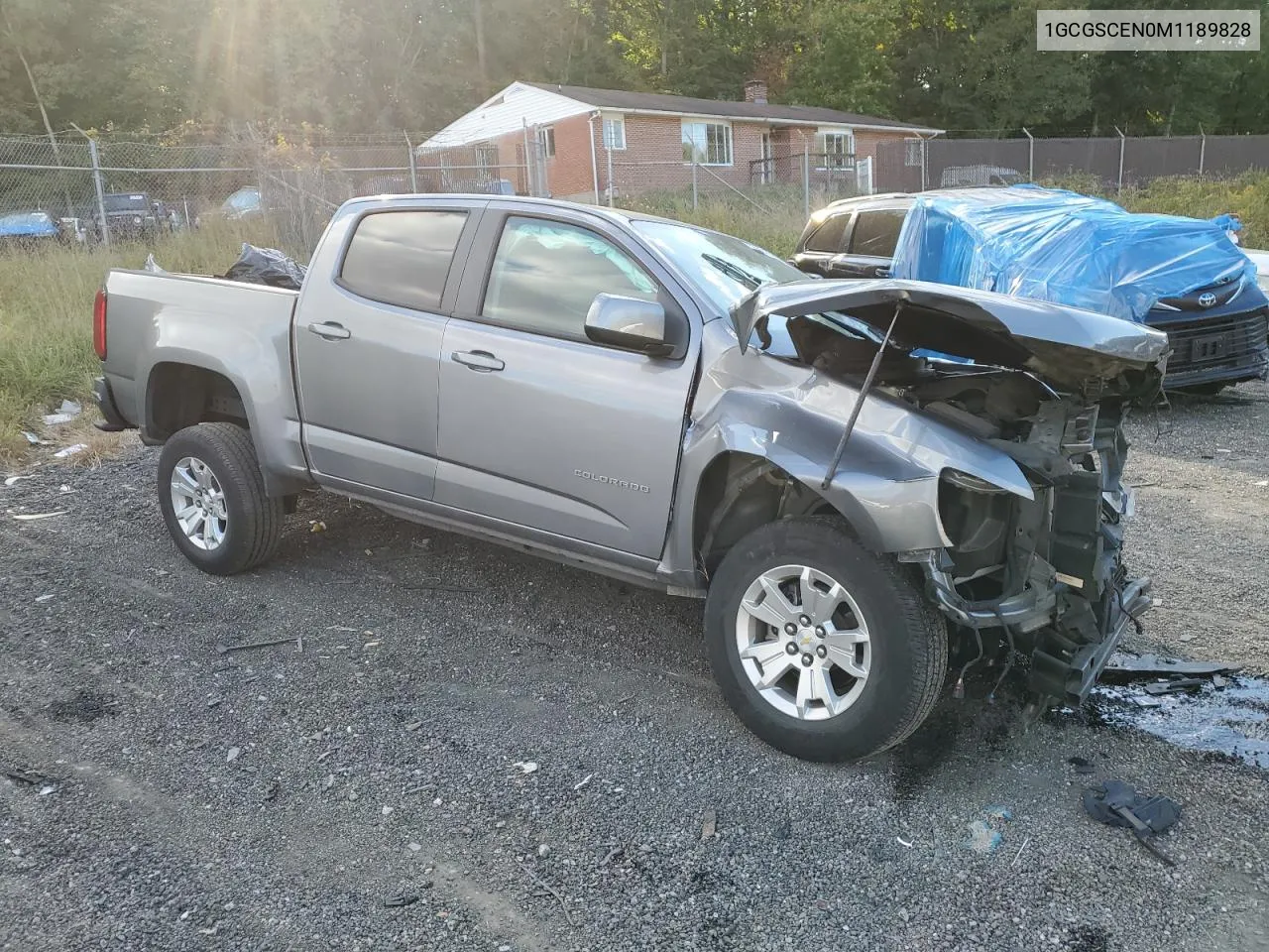 2021 Chevrolet Colorado Lt VIN: 1GCGSCEN0M1189828 Lot: 76307184